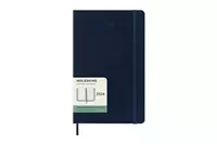 Een Moleskine 2024 12M Weekly Hardcover Large Sapphire Blue koop je bij Moleskine.nl