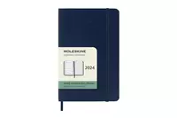 Een Moleskine 2024 12M Weekly Softcover Pocket Sapphire Blue koop je bij Moleskine.nl