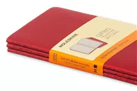 Een Moleskine Cahier Ruled Notebook Pocket Cranberry Red koop je bij Moleskine.nl