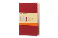 Een Moleskine Cahier Ruled Notebook Pocket Cranberry Red koop je bij Moleskine.nl