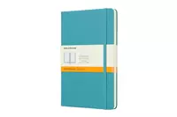 Een Moleskine Ruled Hard Cover Notebook Large Reef Blue koop je bij Moleskine.nl