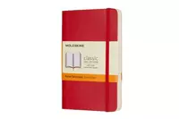 Een Moleskine Ruled Soft Cover Notebook Pocket Scarlet Red koop je bij Moleskine.nl