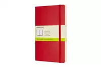 Een Moleskine Plain Soft Cover Notebook Large Scarlet Red koop je bij Moleskine.nl