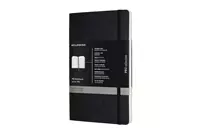 Een Moleskine Pro Collection Notebook Large Softcover Black koop je bij Moleskine.nl