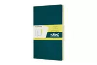 Een Moleskine Volant Plain Notebook Pocket Petrol Yellow & green koop je bij Moleskine.nl