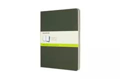 Een Moleskine Cahier, set 3 stuks XL Plain Myrthle green koop je bij Moleskine.nl