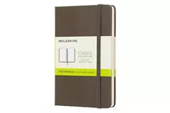 Een Moleskine Plain Hard Cover Notebook Pocket Earth Brown koop je bij Moleskine.nl