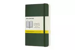 Een Moleskine Squared Soft Cover Notebook Pocket Myrtle Green koop je bij Moleskine.nl