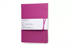 Een Moleskine Plain Reporter iPad Notebook XL Pink (set of 2) koop je bij Moleskine.nl