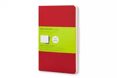 Een Moleskine Cahier Plain Notebook Large Cranberry Red koop je bij Moleskine.nl