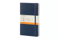 Een Moleskine Ruled Hardcover Notebook Large Sapphire Blue koop je bij Moleskine.nl