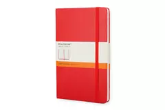 Een Moleskine Ruled Hard Cover Notebook Large Red koop je bij Moleskine.nl