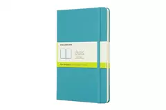 Een Moleskine Plain Hard Cover Notebook Large Reef Blue koop je bij Moleskine.nl