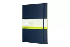 Een Moleskine Plain Hard Cover Notebook XL Sapphire Blue koop je bij Moleskine.nl