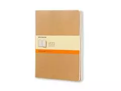 Een Moleskine Cahier Journals XXL Ruled Kraft Brown koop je bij Moleskine.nl