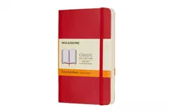 Een Moleskine Ruled Soft Cover Notebook Pocket Scarlet Red koop je bij Moleskine.nl