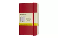 Een Moleskine Squared Soft Cover Notebook Pocket Scarlet Red koop je bij Moleskine.nl