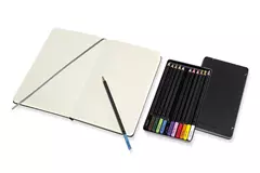 Een Moleskine Sketching Kit with Sketchbook &amp; Watercolour Pencils koop je bij Moleskine.nl