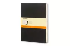 Een Moleskine Cahier Journals Ruled XL Black koop je bij Moleskine.nl