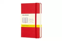 Een Moleskine Classic Squared Hardcover Notebook Pocket Red koop je bij Moleskine.nl