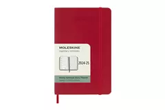 Een Moleskine 2024/2025 18M Weekly Softcover Pocket Scarlet Red koop je bij Moleskine.nl