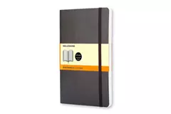 Een Moleskine Ruled Softcover Notebook Large Black koop je bij Moleskine.nl