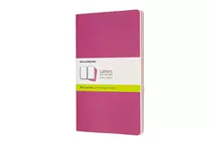 Een Moleskine Cahiers Journals Plain Large Kinetic Pink (set of 3) koop je bij Moleskine.nl