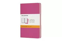 Een Moleskine Cahiers Journals Ruled Pocket Kinetic Pink (set of 3) koop je bij Moleskine.nl