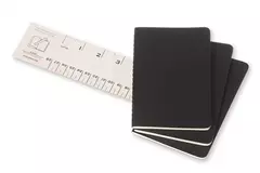 Een Moleskine Cahiers Journals Squared Pocket Black (set of 3) koop je bij Moleskine.nl