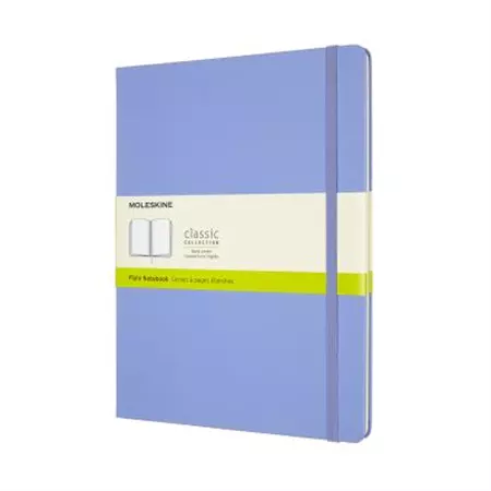 Een Moleskine Plain Hard Cover Notebook XL Hydrangea Blue koop je bij Moleskine.nl