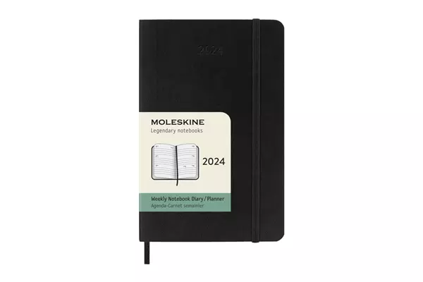 Een Moleskine 2024 12M Weekly Horizontal Softcover Pocket Black koop je bij Moleskine.nl