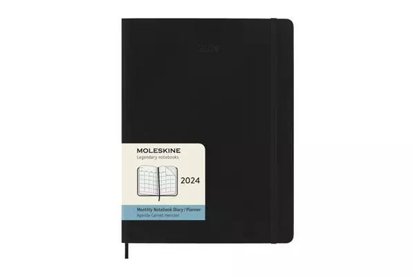 Een Moleskine 2024 12M Monthly Softcover XL Black koop je bij Moleskine.nl