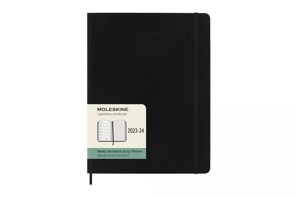 Een Moleskine 18M 2023/2024 Weekly/note Softcover XL Black koop je bij Moleskine.nl