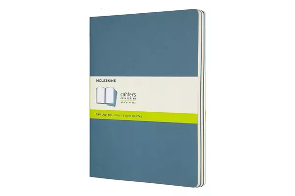 Een Moleskine Cahier Plain Notebook XL Brisk Blue koop je bij Moleskine.nl