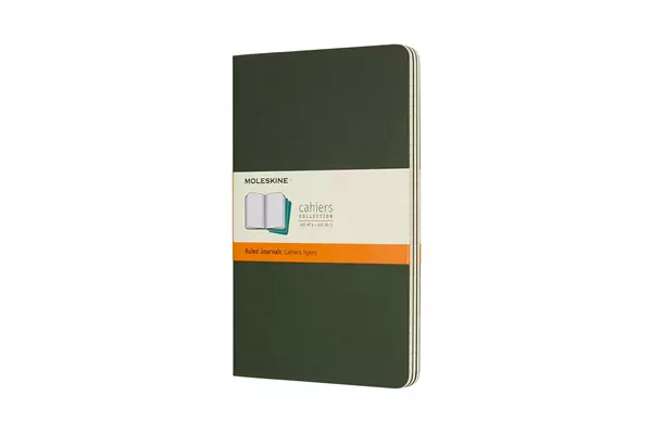 Een Moleskine Cahier Ruled Notebook Large Myrtle Green koop je bij Moleskine.nl