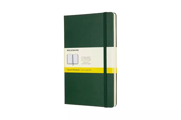 Een Moleskine Squared Hard Cover Notebook Large Myrtle Green koop je bij Moleskine.nl