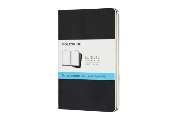 Een Moleskine Cahier Dotted Notebook Pocket Black koop je bij Moleskine.nl