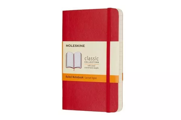 Een Moleskine Ruled Soft Cover Notebook Pocket Scarlet Red koop je bij Moleskine.nl