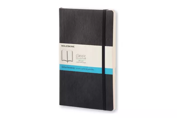 Een Moleskine Dotted Softcover Notebook Large Black koop je bij Moleskine.nl