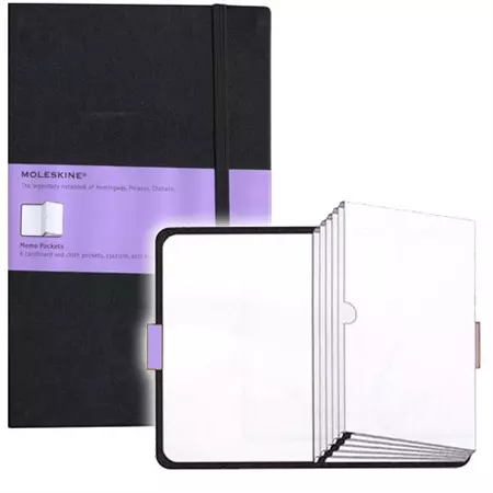 Een Moleskine Memo Pockets Hardcover Large Black koop je bij Moleskine.nl