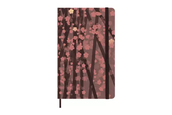 Een Moleskine Limited Edition Sakura Kosuke Tsumura Notebook Plain Hardcover Large koop je bij Moleskine.nl