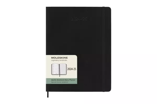 Een Moleskine 2024/2025 18M Weekly Softcover XL Black koop je bij Moleskine.nl