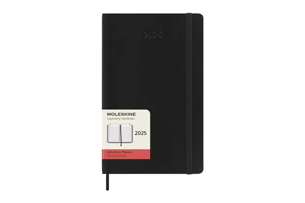 Een Moleskine 2025 12M Daily Softcover Large Black koop je bij Moleskine.nl