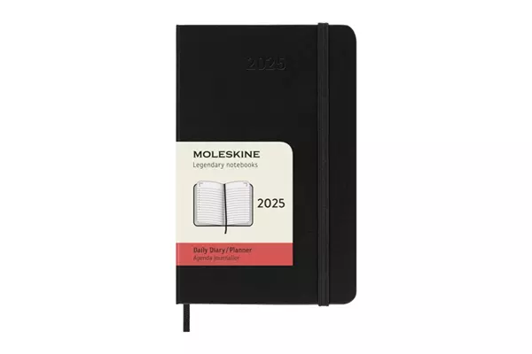 Een Moleskine 2025 12M Daily Hardcover Pocket Black koop je bij Moleskine.nl