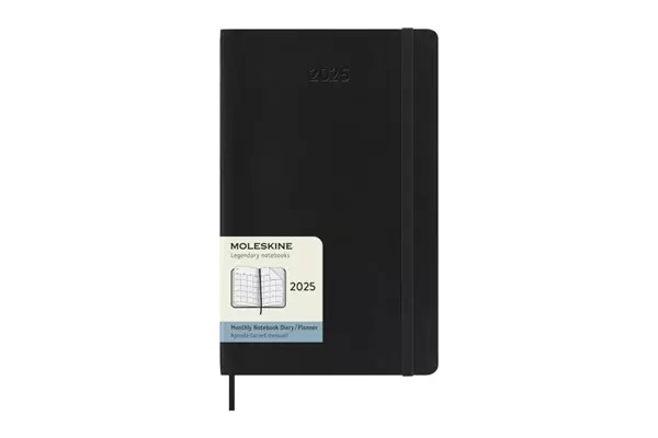 Een Moleskine 2025 12M Monthly Softcover Large Black koop je bij Moleskine.nl