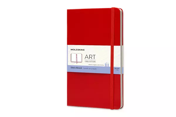 Een Moleskine Sketchbook Large Red koop je bij Moleskine.nl