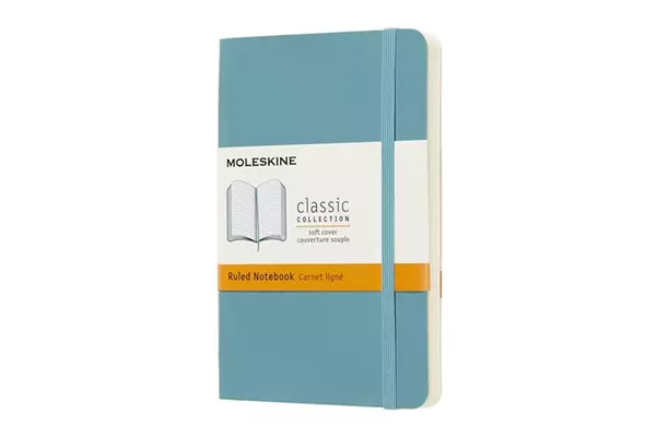 Een Moleskine Ruled Soft Cover Notebook Pocket Reef Blue koop je bij Moleskine.nl