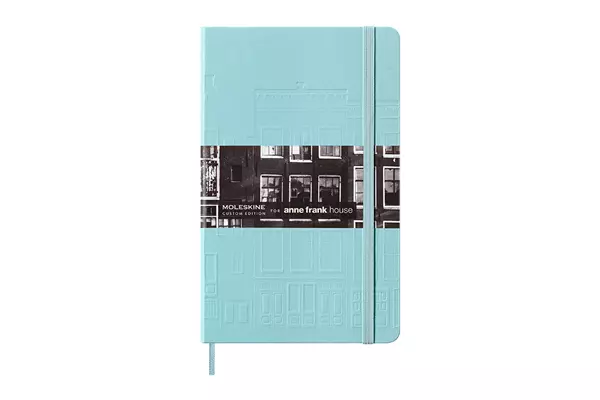 Een Moleskine x Anne Frank House Notebook Ruled Hardcover Large Mint Green koop je bij Moleskine.nl