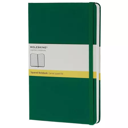 Een Moleskine Squared Notebook Pocket Hardcover Myrtle Green koop je bij Moleskine.nl