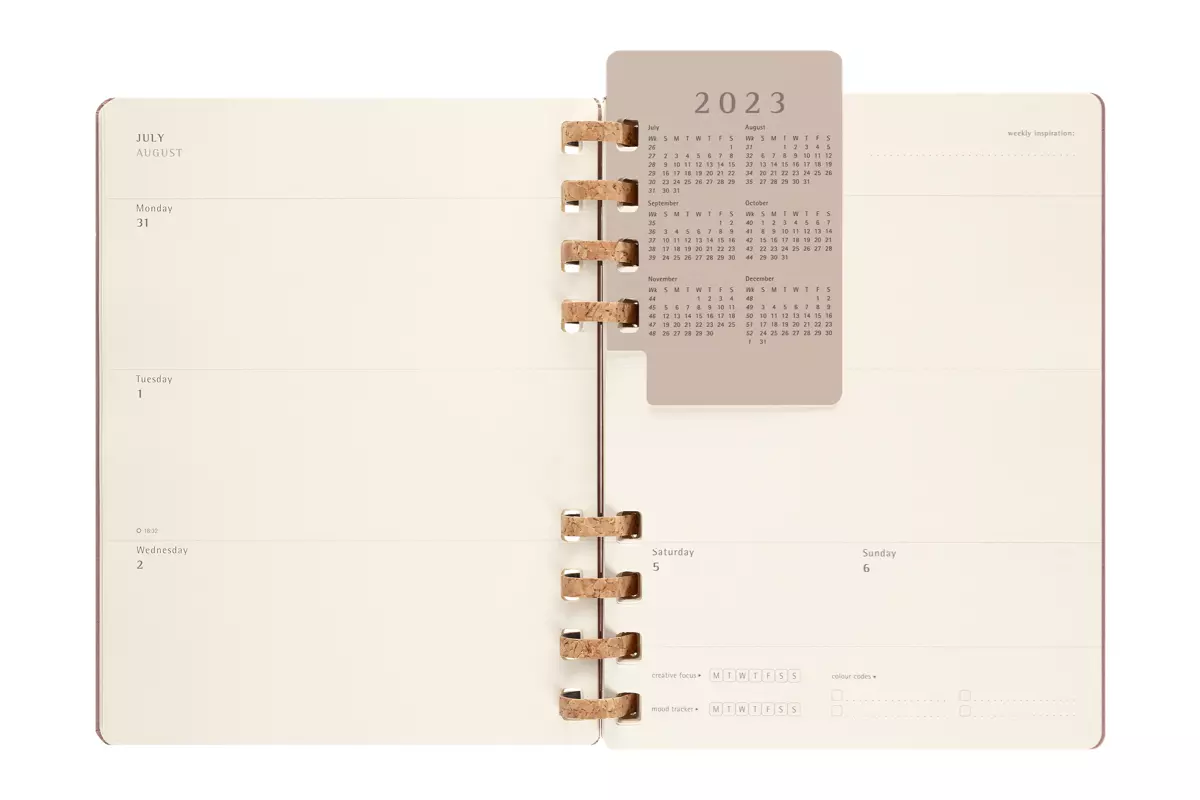 Een Moleskine 12M 2023/2024 Weekly/monthly Academic Planner Hardcover XL Crush Almond koop je bij Moleskine.nl